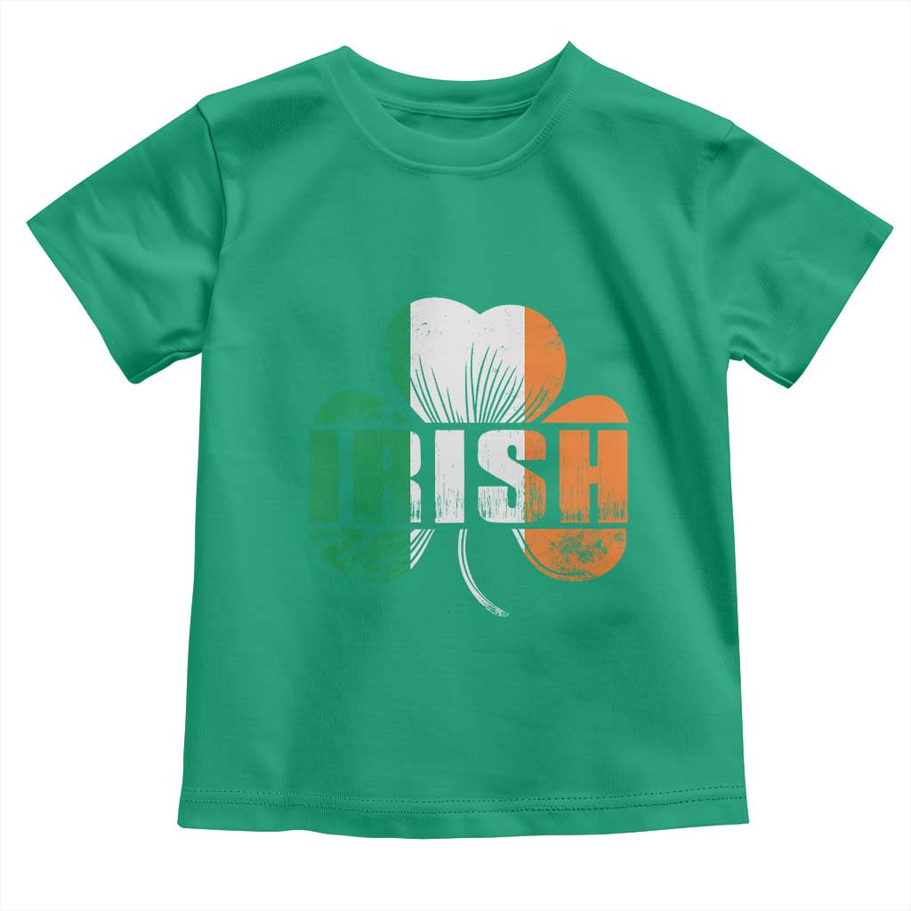 Irish St Patricks Day Shamrock Toddler T Shirt Retro Clover Ireland Flag Lucky Gifts