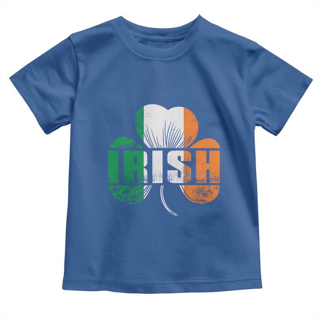 Irish St Patricks Day Shamrock Toddler T Shirt Retro Clover Ireland Flag Lucky Gifts