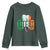Irish St Patricks Day Shamrock Youth Sweatshirt Retro Clover Ireland Flag Lucky Gifts