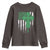 St Patricks Day American Flag Youth Sweatshirt Celtic Cross Shamrocks