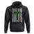 American Flag Shamrocks St Patricks Day Hoodie Vintage Irish USA