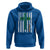 American Flag Shamrocks St Patricks Day Hoodie Vintage Irish USA