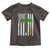 American Flag Shamrocks St Patricks Day Toddler T Shirt Vintage Irish USA