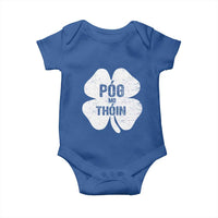 Funny Irish St Patricks Day Baby Onesie Shamrock Gaelic Saying Pog Mo Thoin