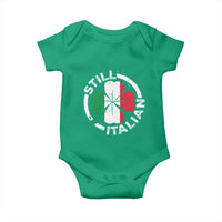 Funny Italian St Patrick's Day Baby Onesie Lucky Shamrock Italy Flag