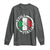 Funny Italian St Patrick's Day Long Sleeve Shirt Lucky Shamrock Italy Flag