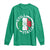 Funny Italian St Patrick's Day Long Sleeve Shirt Lucky Shamrock Italy Flag