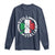 Funny Italian St Patrick's Day Long Sleeve Shirt Lucky Shamrock Italy Flag
