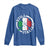Funny Italian St Patrick's Day Long Sleeve Shirt Lucky Shamrock Italy Flag