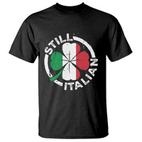 Funny Italian St Patrick's Day T Shirt Lucky Shamrock Italy Flag