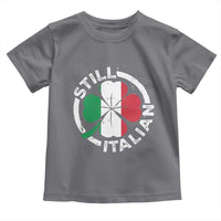Funny Italian St Patrick's Day Toddler T Shirt Lucky Shamrock Italy Flag