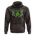 Skeleton Hand Heart Shamrock St Patricks Day Hoodie