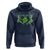 Skeleton Hand Heart Shamrock St Patricks Day Hoodie