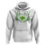 Skeleton Hand Heart Shamrock St Patricks Day Hoodie