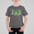 Skeleton Hand Heart Shamrock St Patricks Day T Shirt For Kid