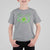 Skeleton Hand Heart Shamrock St Patricks Day T Shirt For Kid