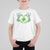 Skeleton Hand Heart Shamrock St Patricks Day T Shirt For Kid