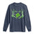 Skeleton Hand Heart Shamrock St Patricks Day Long Sleeve Shirt