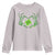 Skeleton Hand Heart Shamrock St Patricks Day Youth Sweatshirt
