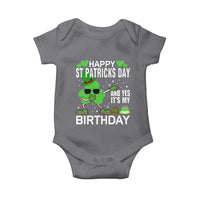 St Patricks Day Birthday Baby Onesie Born On Saint Paddys Irish Bday Gift