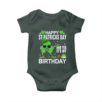 St Patricks Day Birthday Baby Onesie Born On Saint Paddys Irish Bday Gift