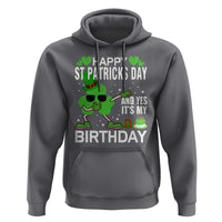 St Patricks Day Birthday Hoodie Born On Saint Paddys Irish Bday Gift