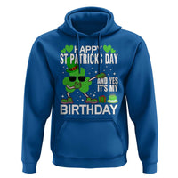 St Patricks Day Birthday Hoodie Born On Saint Paddys Irish Bday Gift