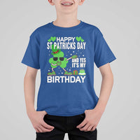St Patricks Day Birthday T Shirt For Kid Born On Saint Paddys Irish Bday Gift