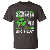 St Patricks Day Birthday T Shirt Born On Saint Paddys Irish Bday Gift