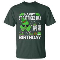 St Patricks Day Birthday T Shirt Born On Saint Paddys Irish Bday Gift