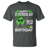 St Patricks Day Birthday T Shirt Born On Saint Paddys Irish Bday Gift