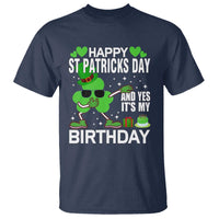 St Patricks Day Birthday T Shirt Born On Saint Paddys Irish Bday Gift
