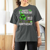 St Patricks Day Birthday T Shirt For Women Born On Saint Paddys Irish Bday Gift