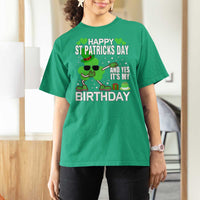 St Patricks Day Birthday T Shirt For Women Born On Saint Paddys Irish Bday Gift
