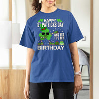 St Patricks Day Birthday T Shirt For Women Born On Saint Paddys Irish Bday Gift