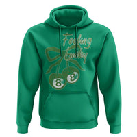 Cherry 8 Ball Hoodie Feeling Lucky Girl Syndrome Coquette St Patricks Day