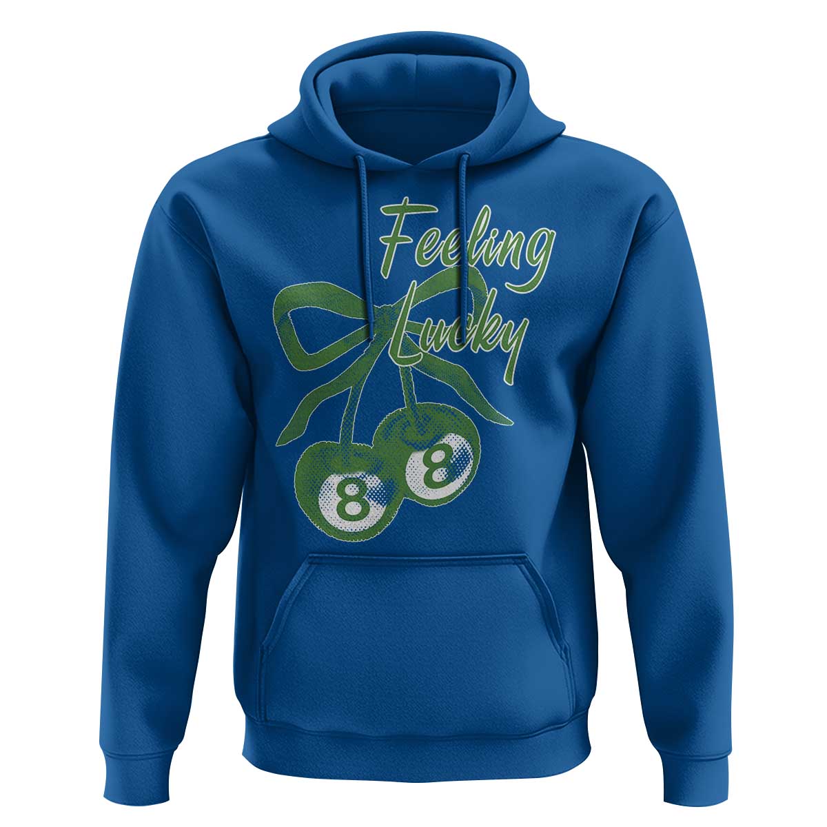 Cherry 8 Ball Hoodie Feeling Lucky Girl Syndrome Coquette St Patricks Day