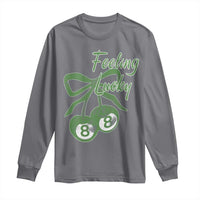 Cherry 8 Ball Long Sleeve Shirt Feeling Lucky Girl Syndrome Coquette St Patricks Day