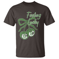 Cherry 8 Ball T Shirt Feeling Lucky Girl Syndrome Coquette St Patricks Day