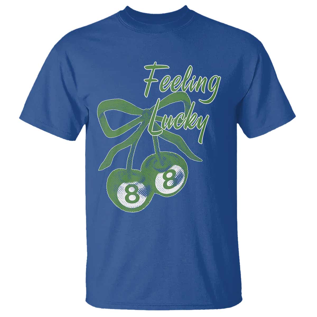 Cherry 8 Ball T Shirt Feeling Lucky Girl Syndrome Coquette St Patricks Day