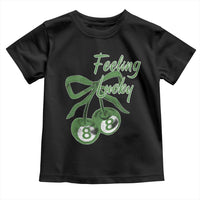 Cherry 8 Ball Toddler T Shirt Feeling Lucky Girl Syndrome Coquette St Patricks Day