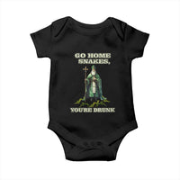 Funny St. Patrick's Day Baby Onesie Go Home Snakes, You're Drunk