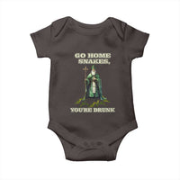 Funny St. Patrick's Day Baby Onesie Go Home Snakes, You're Drunk