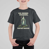 Funny St. Patrick's Day T Shirt For Kid Go Home Snakes, You're Drunk