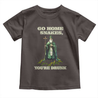 Funny St. Patrick's Day Toddler T Shirt Go Home Snakes, You're Drunk