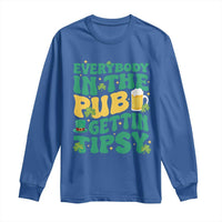 St. Patrick's Day Pub Long Sleeve Shirt Everybody In The Pub Getting Tipsy Irish Pub
