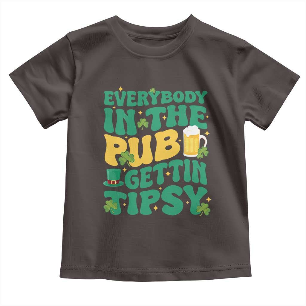 St. Patrick's Day Pub Toddler T Shirt Everybody In The Pub Getting Tipsy Irish Pub