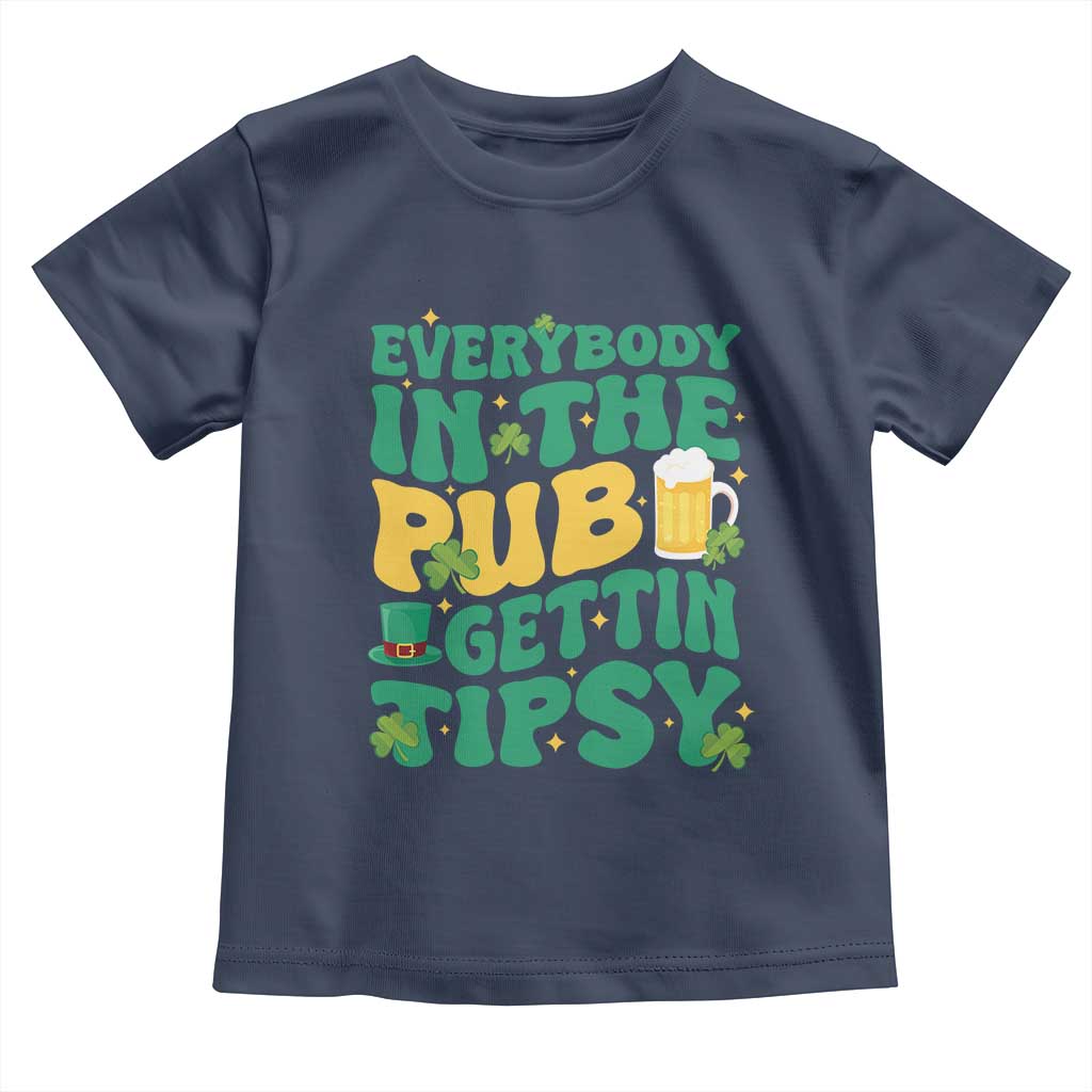 St. Patrick's Day Pub Toddler T Shirt Everybody In The Pub Getting Tipsy Irish Pub