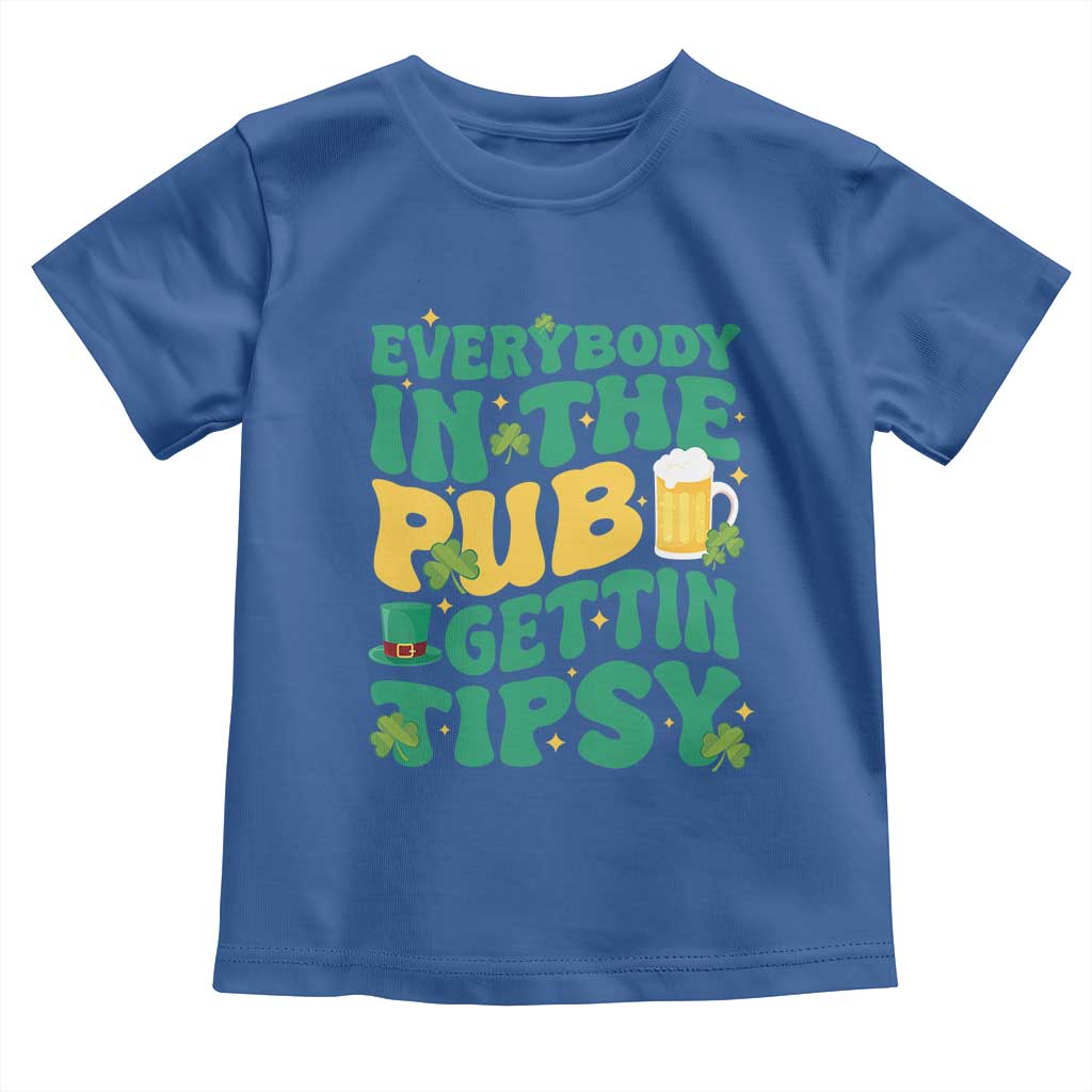 St. Patrick's Day Pub Toddler T Shirt Everybody In The Pub Getting Tipsy Irish Pub