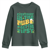 St. Patrick's Day Pub Youth Sweatshirt Everybody In The Pub Getting Tipsy Irish Pub